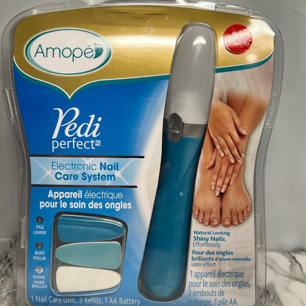 Amopé Pedi Perfect Electronic Nail Care System - Blue